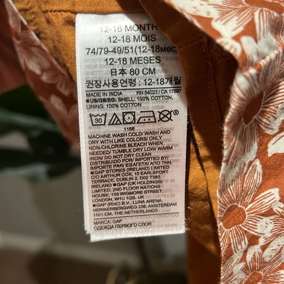 GAP | Baby Puff Sleeve Babydoll Dress - Picture 7 of 7